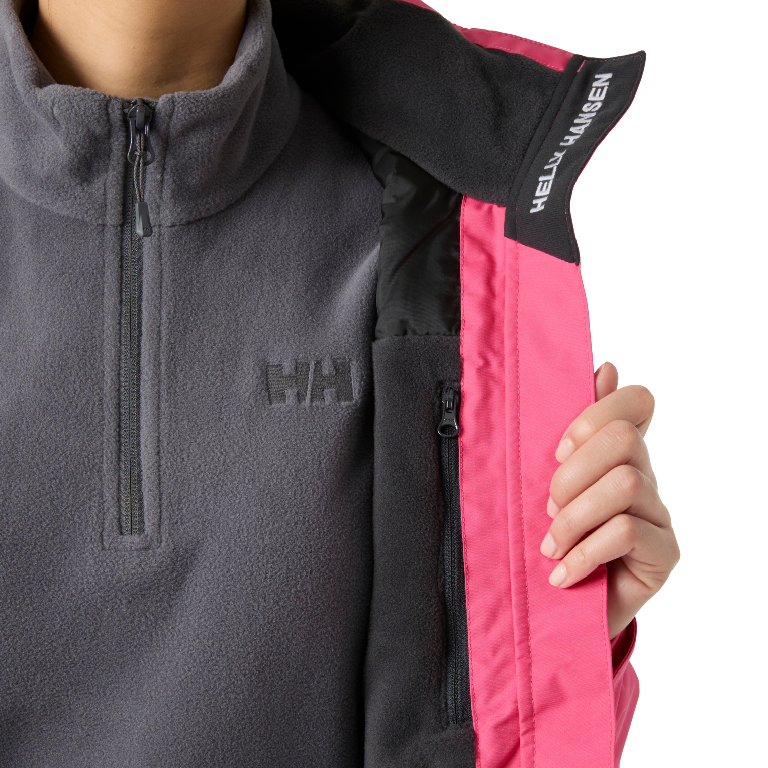 Helly Hansen W CREW HOODED MIDLAYER JACKET 2.0 - ženska (jadralna) podložena jak
