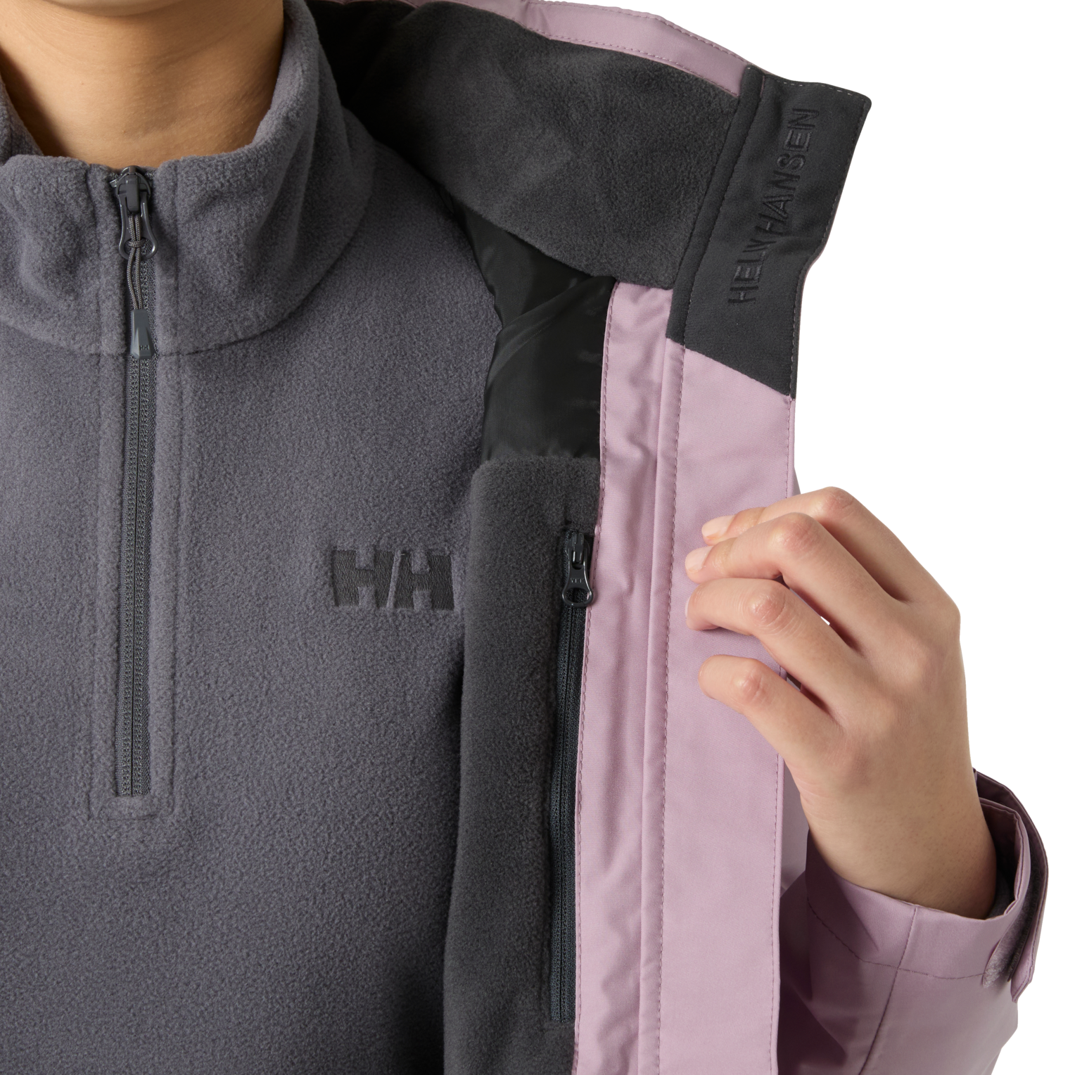 Helly Hansen W CREW HOODED MIDLAYER JACKET 2.0 - ženska (jadralna) podložena jak
