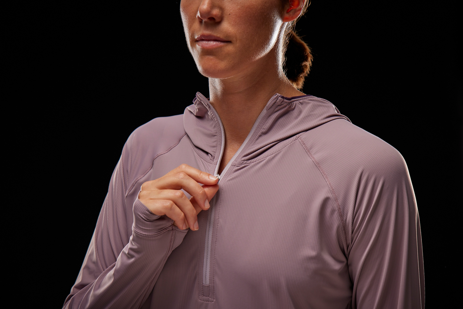 Helly Hansen Shine Solen 1/2 Zip majica s kapuco - ženska