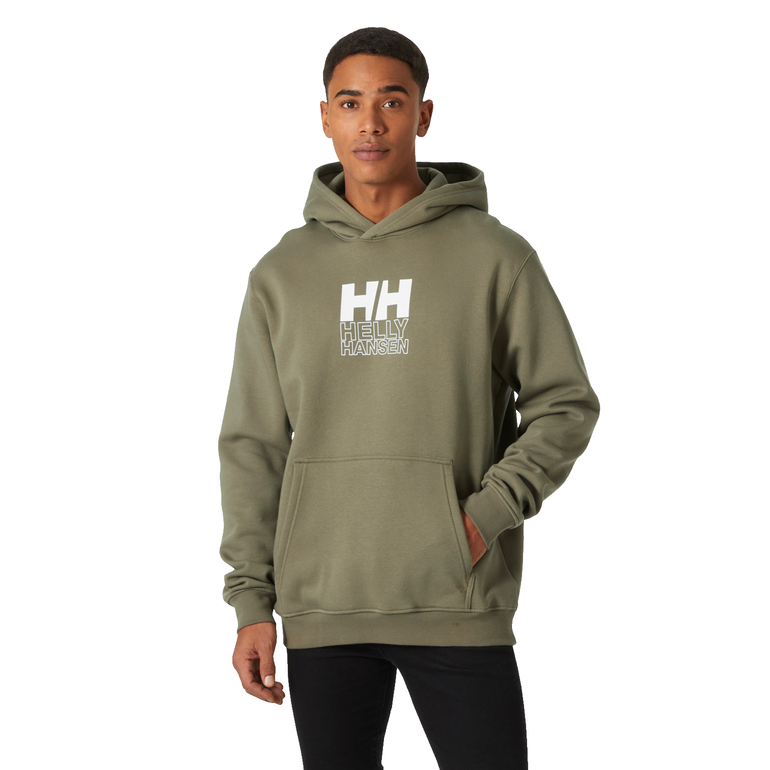 Helly Hansen Cotton Fleece Graphic pulover s kapuco - moški