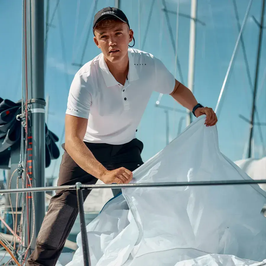 Musto EVO CREW SUNBLOCK SS POLO - moška polo majica